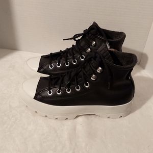 Converse Chuck Taylor All Star Lugged Winter Retrograde Women's Size 6.5 Black